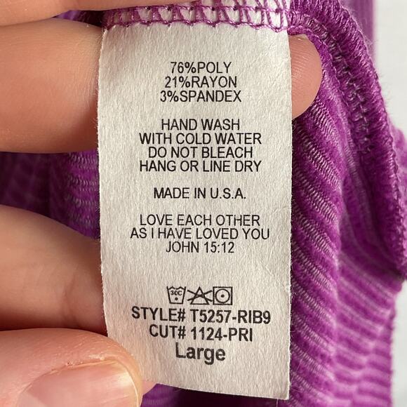 Reborn J the plus Womens Button Up Cardigan Violet Large - Picture 7 of 10